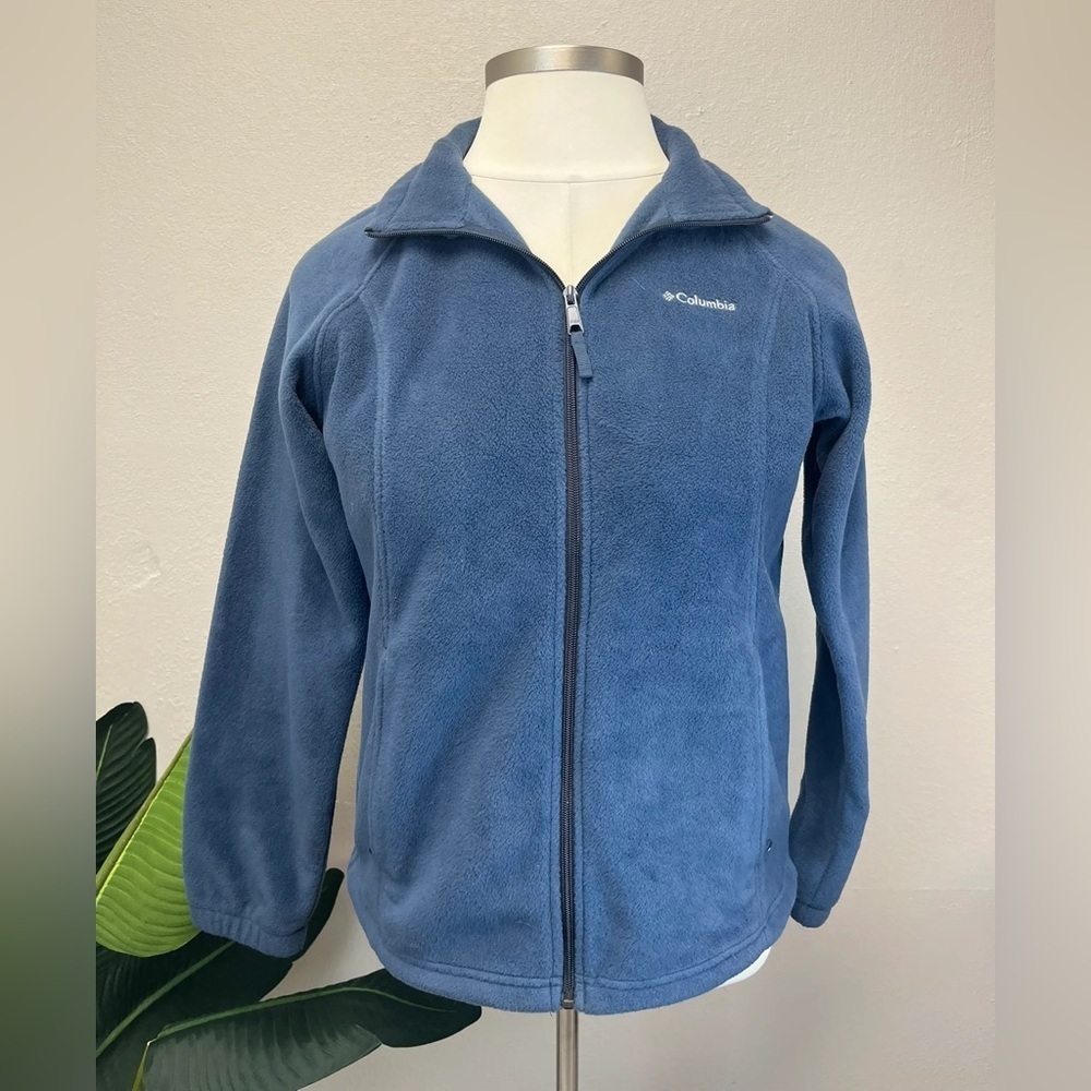 Columbia Dark Blue Full Zip Jacket - Size Large